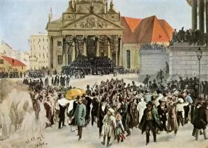 Uprising Gallery: 1848 uprising in Berlin