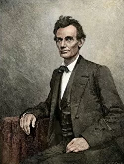 President Lincoln Gallery: Abraham Lincoln at the time of his nomination