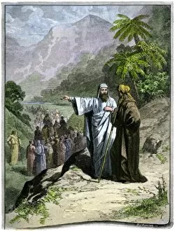 Hebrews Gallery: Abraham parting from his son, Lot