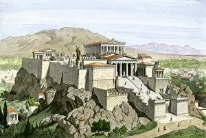 Ancient Athens Gallery: Acropolis of ancient Athens