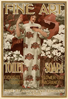 Ad for Fine Art Toilet Soap, 1901