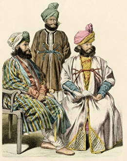 Afghan men, 1800s