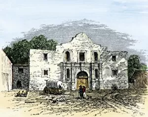 Mission Church Gallery: The Alamo, 1800s