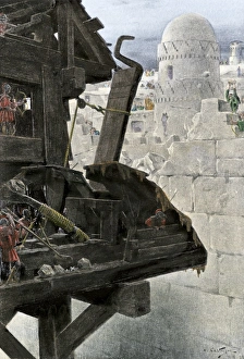Ancient Greek Prints: Alexander the Greats siege of Gaza