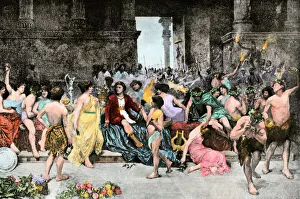 Army Collection: Alexanders army prepares to destroy Persepolis