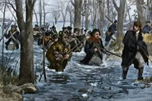 Indiana Gallery: American advance on Vincennes, Indiana, 1779