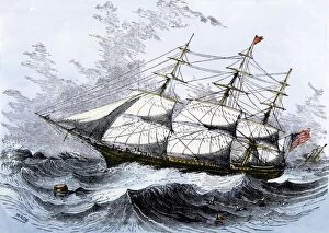 Atlantic Gallery: American clipper ship
