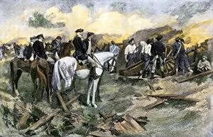 Virginia Collection: American siege of Yorktown, Revolutionary War