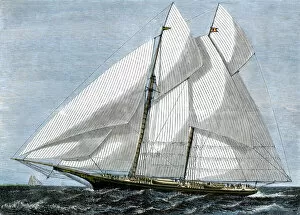 1870s Gallery: American yacht Mohawk