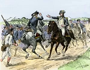 Americans retreating to Detroit, 1812