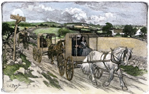 Miscellaneous Gallery: Amish carriages near Lancaster, Pennsylvania