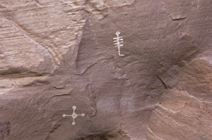 Pre Columbian Prints: Anasazi/Ancestral Puebloan petroglyphs at White House ruins