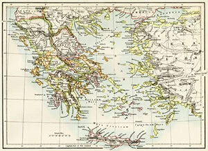 Images Dated 6th December 2011: Ancient Greece and its colonies around the Aegean