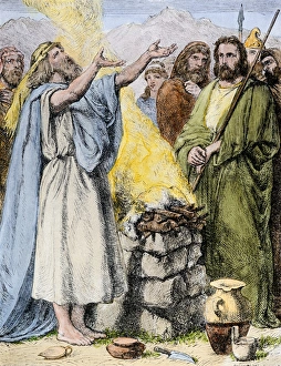 Ritual Gallery: Ancient Hebrew sacrifice of a lamb
