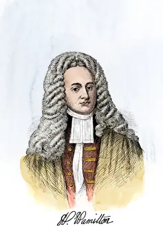 Civil Rights Prints: Andrew Hamilton, lawyer who defended John Peter Zenger and helped establish freedom of the press in the US