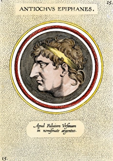 Ancient History Prints: Antiochus IV, King of Seleucid kingdom of Syria