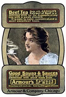 Advertisement Gallery: Armours beef tea, 1900