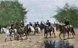 Indian Removal Gallery: US Army pursuing the Nez Perce, 1870s