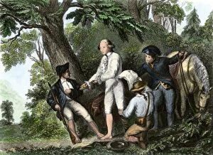 Arnold Gallery: Arnolds treason discovered with the arrest of John Andre, 1780