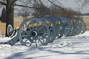 Valley Forge National Miitary Park Prints: Artillery defending the Continental Army winter camp at Valley Forge