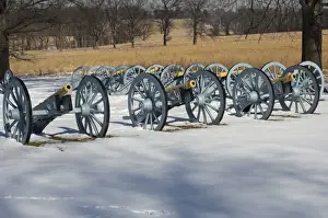 Valley Forge National Miitary Park Prints: Artillery defending the Continental Army winter camp at Valley Forge