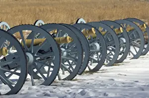 Valley Forge National Miitary Park Prints: Artillery defending the Continental Army winter camp at Valley Forge