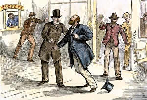 Train Depot Prints: Assassination of President James Garfield in a Washington DC train station
