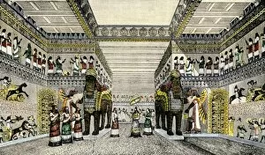 Royal Court Collection: Assyrian royal palace