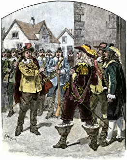 English Colony Collection: Bacons Rebellion in Jamestown, 1676