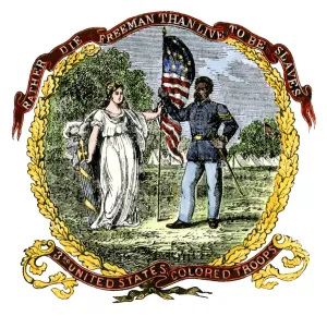 African American Prints: Banner of the Third US Colored Troops