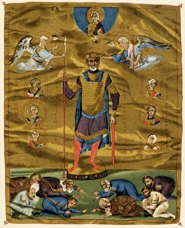 Byzantium Prints: Basil II, or Bulgaroctonus