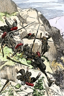 Spanish Colony Prints: Battle of Ayacucho