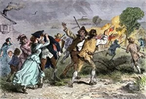 Battle Of Concord Gallery: Battle of Concord joined by minutemen and redcoats, 1775