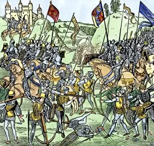 100 Years War Collection: Battle of Crecy, Hundred Years War
