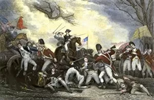American Revolution Collection: Battle of Princeton, 1777