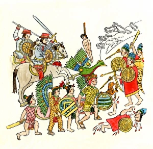 Sword Prints: Battles of the Spanish conquistadors in Mexico