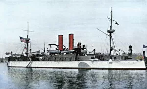 Steam Ship Gallery: Battleship Maine, 1898