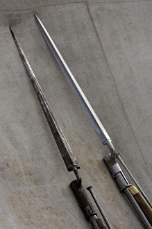 Bayonet Prints: Bayonets at a reenactment on the Yorktown battlefield