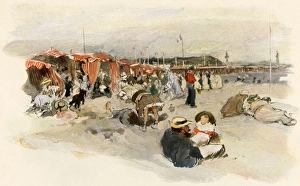 Leisure Gallery: Beach at Trouville-sur-Mer, France