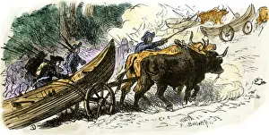 American Revolution Prints: Benedict Arnolds expedition through the Maine wilderness to attack Quebec