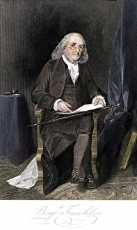 Benjamin Franklin, full portrait