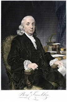 Painting Prints: Benjamin Franklin, seated