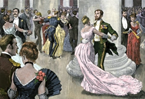 High Society Prints: Benjamin Harrisons inaugural ball, 1889