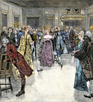 High Society Prints: A Birthnight Ball in colonial Virginia