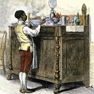 Servant Collection: Black slave in colonial New York