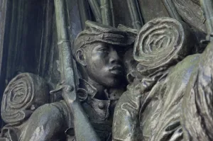 Sculpture Prints: Black soldier of the 54th Massachusetts Regiment