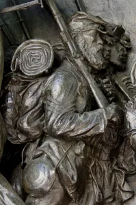 Sculpture Prints: Black soldier of the 54th Massachusetts Regiment