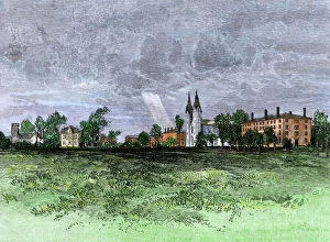 Bowdoin College, Brunswick, Maine, 1870s