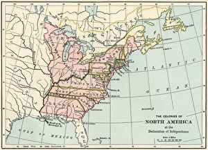 British North American colonies in 1776