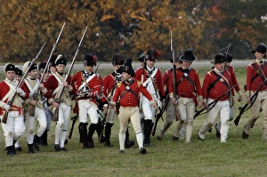 Formation Prints: British sortie reenactment at Yorktown Battlefield